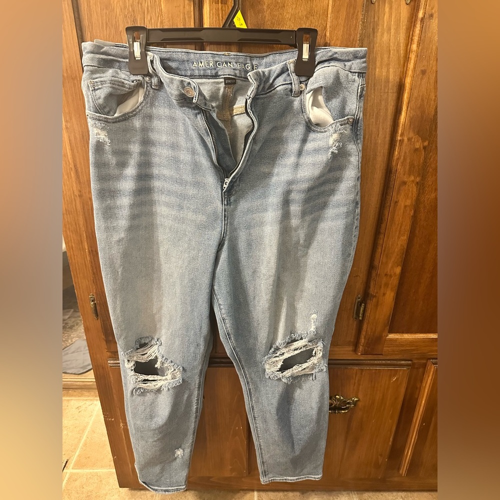 American Eagle Light Blue Stretch Denim Jeans